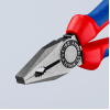 Kombinuotos replės 180mm Knipex