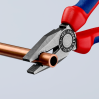 Kombinuotos replės 180mm Knipex