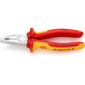 Kombinuotos replės 180mm Knipex VDE