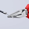 Kombinuotos replės siauromis žiaunomis 145mm Knipex