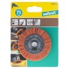 Nailoninis šepetys grubus 75x10mm, HEX 1/4 Wolfcraft