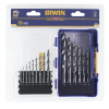 Grąžtų rinkinys metalui 1.5-10mm, 15vnt Irwin