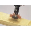 Nailoninis šepetys rotacinis grubus 100x10mm, HEX 1/4 Wolfcraft