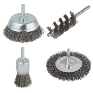 Plieniniai šlifavimo šeptėliai 6vnt HEX 1/4 Wolfcraft