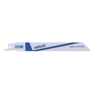 Pjūkleliai tiesiniam pjūklui bi-metal 150x130mm  2vnt Wolfcraft
