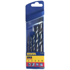 Grąžtų rinkinys metalui 4-10mm, 5vnt Irwin