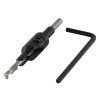 Medienos grąžtas su gilintuvu 3.2-12mm WOLFCRAFT