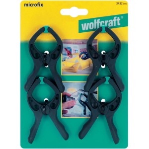 Spaustuvai microfix 30mm, 4vnt Wolfcraft