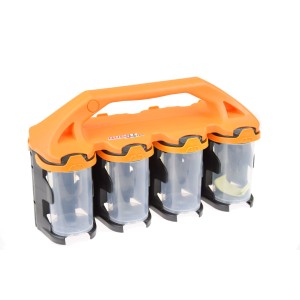 Mobili kasetė Q2x8 smulkiems daiktams oranžinė QUEST SYSTEM