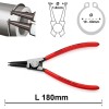 Replės išoriniams žiedams 180mm Knipex