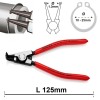 Replės išoriniams žiedams 125mm Knipex