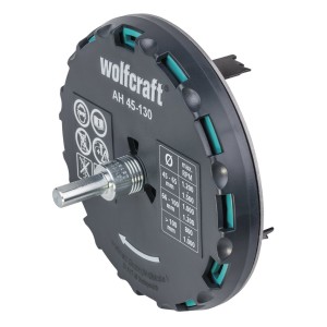 Gręžimo karūna GKP reguliuojama 45-130mm Wolfcraft