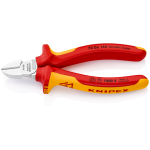 Kirpimo replės 140mm Knipex VDE