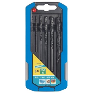 Grąžtų rinkinys metalui 2-8mm, 5vnt Wolfcraft