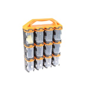 Mobili kasetė Q2x24 smulkiems daiktams oranžinė 24vnt QUEST SYSTEM